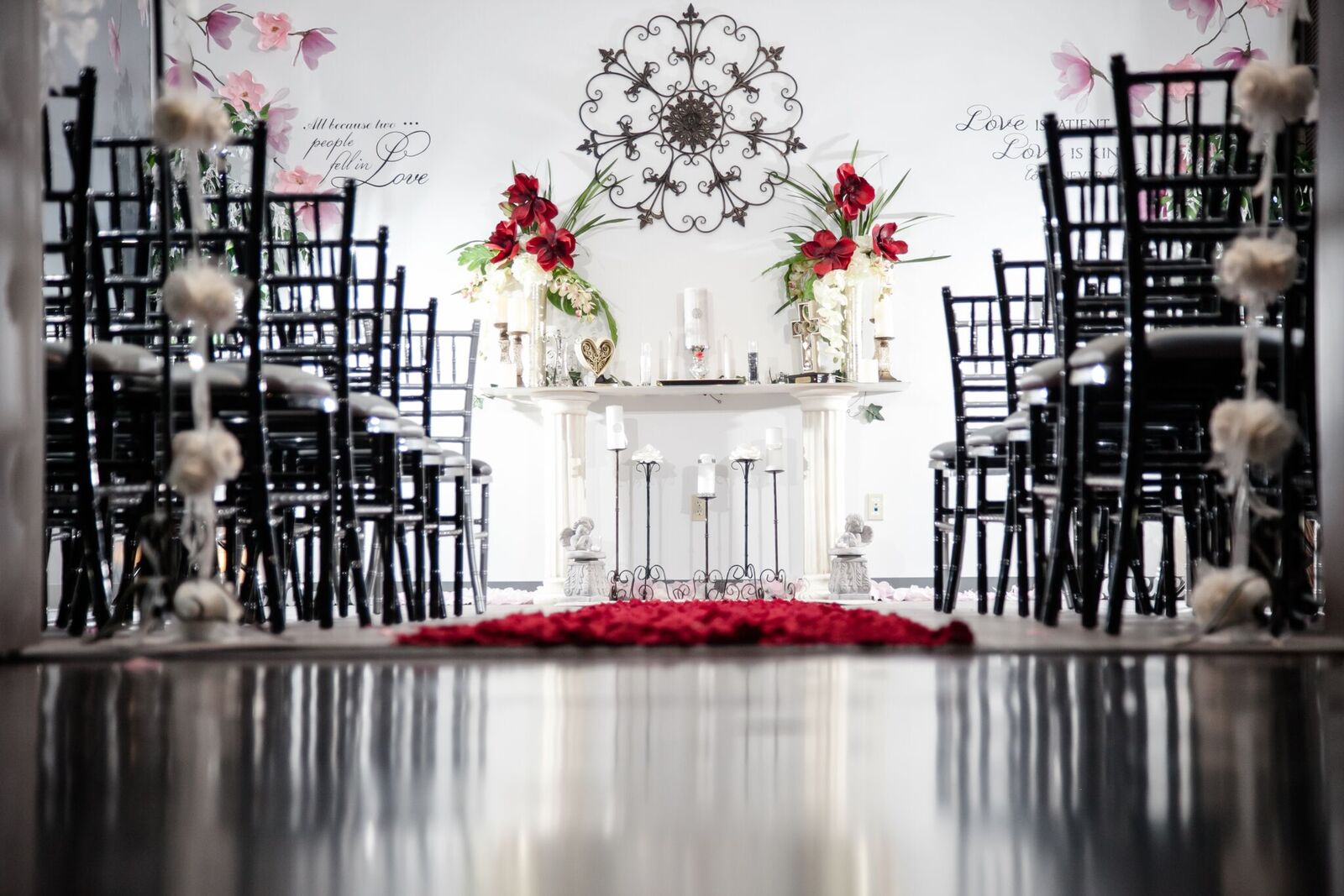 The Courthouse Wedding Chapel — elegant intimate altar space in Houston, TX